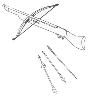 Рисунок как сделать арбалет